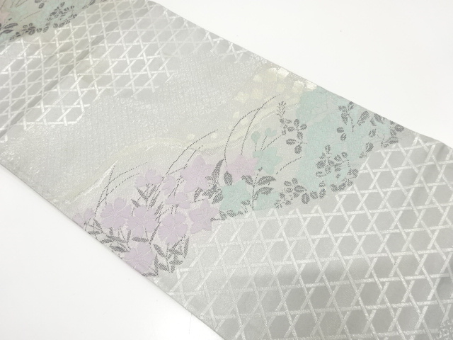 Japanese Kimono / Antique / Fukuro Obi Combined weave